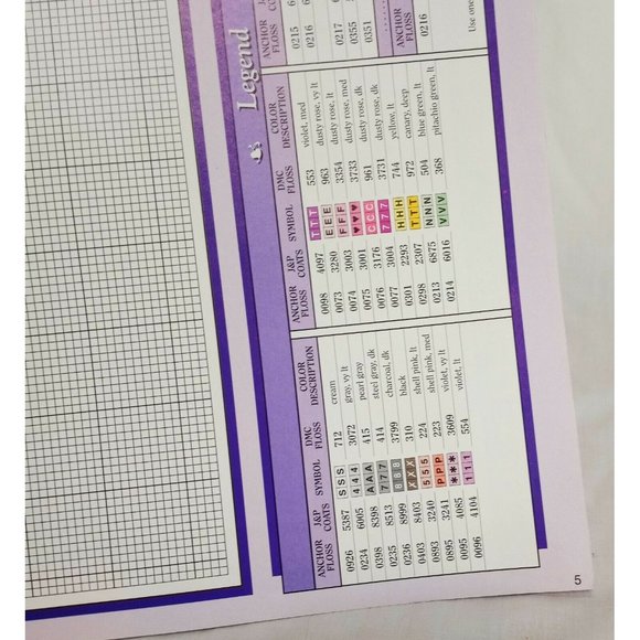 Been Helpin' Cat in Garden Flowers Cross Stitch Leaflet Book Color Charts 11205 - Picture 7 of 7